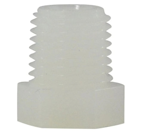 Midland Metal 28-604W 28604W Nylon 1/2" NPT Hex Head Pipe Plug Fitting Seafit 22324925