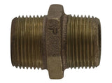 Midland Metal 44-726 44726 Boat Marine Bronze 1-1/4" NPT Male Pipe Fitting Plumbing Hex Nipple Seafit 22326565
