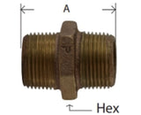 Midland Metal 44-726 44726 Boat Marine Bronze 1-1/4" NPT Male Pipe Fitting Plumbing Hex Nipple Seafit 22326565
