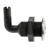 Whitecap S-3807 Marine Stainless Steel / Nylon 5/8” X 90° Mushroom Head Thru-Hull Fitting