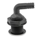 Whitecap S-3807 Marine Stainless Steel / Nylon 5/8” X 90° Mushroom Head Thru-Hull Fitting