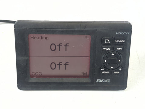 B&G BGH210001 H3000 Boat Sailboat Mono Graphic Function LCD Display