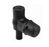 Attwood 1670-3 Boat Marine Black Poly 5/8" 90° P-Trap Gas Fuel Tank Vent