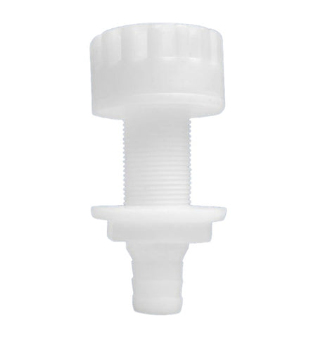 Attwood 3886-3 Boat Marine White Plastic 3/4" Thru-Hull with Strainer