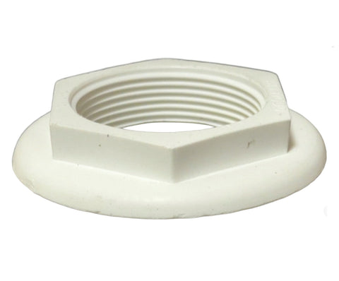 Attwood 911078A Boat Marine White 1-1/2" Thru-Hull Nut