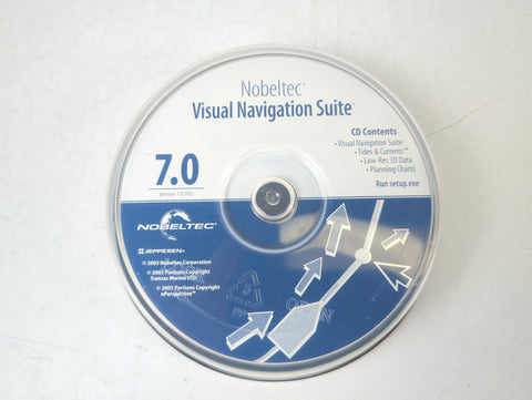 Nobeltec Visual Navigation Suite VNS 7.0 Boat Marine Map Charting Software