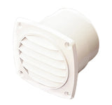 Sea Dog 337315 Boat Marine Grade 3-3/8" White Hose Thru Vent