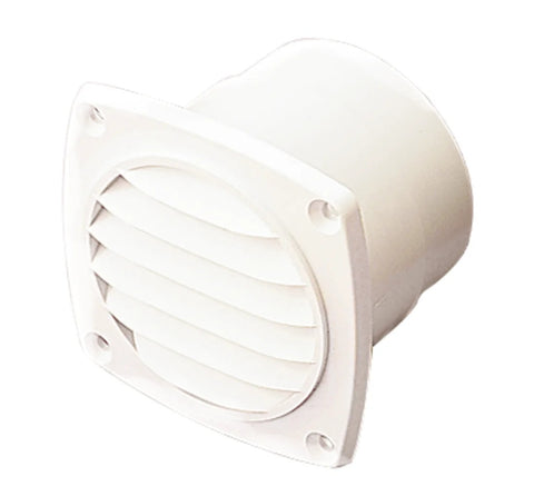 Sea Dog 337315 Boat Marine Grade 3-3/8" White Hose Thru Vent