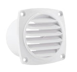 Sea Dog 337315 Boat Marine Grade 3-3/8" White Hose Thru Vent