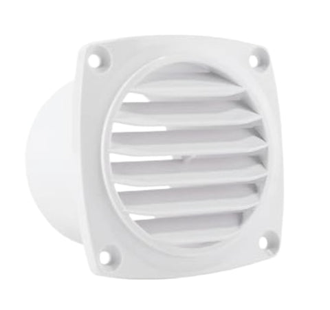 Sea Dog 337315 Boat Marine Grade 3-3/8" White Hose Thru Vent