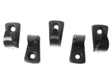 Taco 40-0900BN Boat Marine Black Nylon 1/2" X 1" Lashing Strap Bungee Tie-Down Anchor Hook 5-Pack