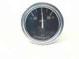 Stewart Warner 82108 338CM Marine 2-1/16" Chrome Deluxe 60 AMP Analog Ammeter Gauge 826538