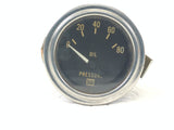 Stewart Warner 82113 Chrome Deluxe 2" Analog 12V 80 PSI Oil Pressure Gauge
