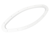 Bomar 616 Marine Fixed Elliptical Portlight Window 7-3/8" X 17-3/8" Interior Trim Ring ONLY