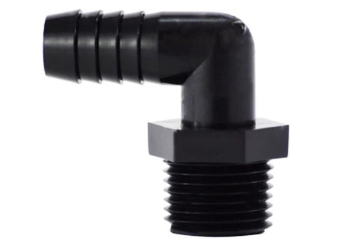 Midland Metal 33-330P 33330P Polypropylene 3/4" Hose Barb X 1-1/4" NPT Male 90° Elbow Fitting