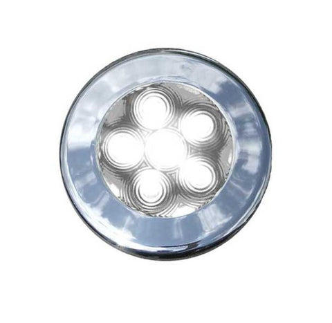Sea Volt 12645164 51706 Boat Marine 3" 12V White LED Recessed Ceiling Spotlight