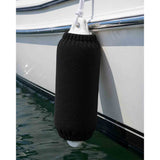 Taylor Made 9079 Boat Marine Black Knit 6" X 15" Center Hole Fender Cover Seafit 23745573