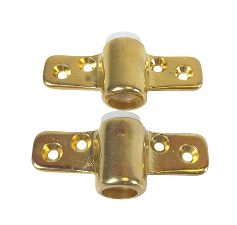 Sea Dog 580610-1 Boat Marine Brass Side Mount Oarlock and Socket Set 2-Pack