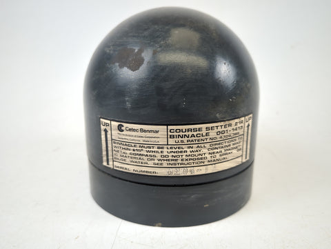 Cetec Benmar 001-1413 Course Setter 21R Vintage Boat Marine Autopilot Binnacle Compass