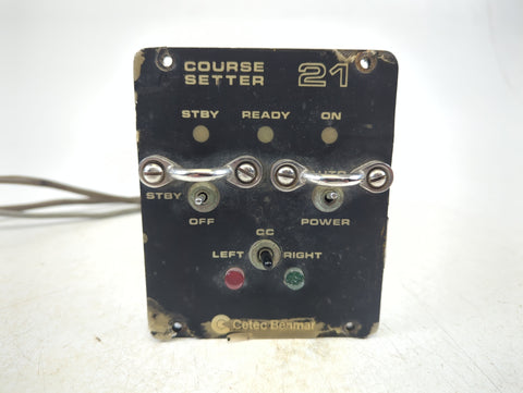 Cetec Benmar Remote PHC 001-1421 Course Setter 21R Vintage Boat Marine Autopilot Pilot House Controller Control Unit