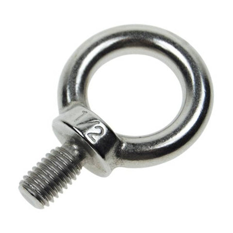 QMH 306S-A-06 Boat Marine 316 Stainless Steel 3/8" X 11/16" Machine Shoulder Eye Bolt