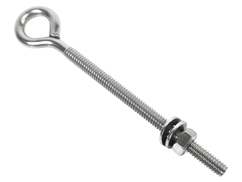 QMH 3192S-A-6100 Boat Marine 316 Stainless Steel 1/4" X 3-3/4" Eye Bolt