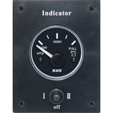 Wema WMUP2-H KUS CP2-H Boat Marine Dual Holding and Tank Level Indicator Gauge Panel