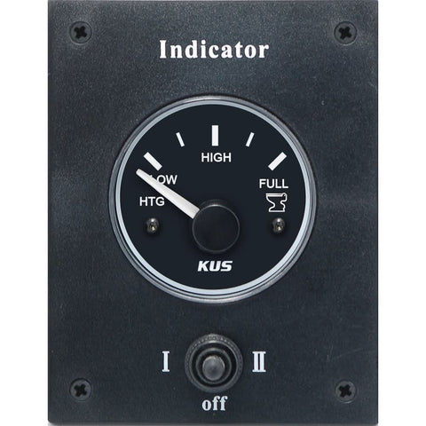 Wema WMUP2-H KUS CP2-H Boat Marine Dual Holding and Tank Level Indicator Gauge Panel