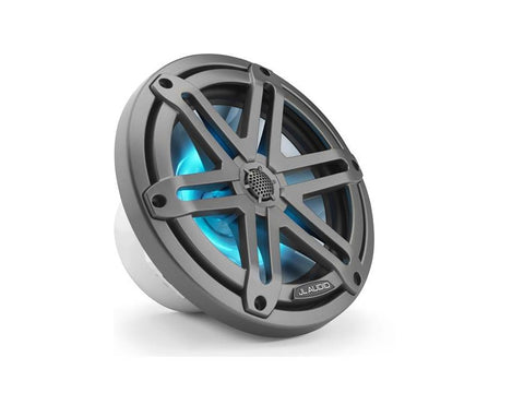 JL AUDIO M3-770X-S-Gm-i 93521 Marine 7.7" Coaxial Speaker Metallic Sport Grille with RGB LED Lighting SINGLE