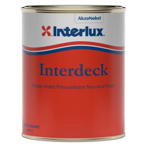 Interlux YJF684 Interdeck 1qt Gray Polyurethane One-Part Non-Skid Deck Paint JF684 YJF684/QT