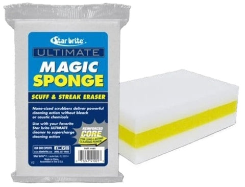 Star Brite 41001 Reinforced Core Scuff and Streak Eraser Ultimate Magic Sponge