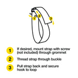 Wrap-It Storage 102-CG-24BL Marine Grade 24" Cinch-Straps with Grommet 2-Pack