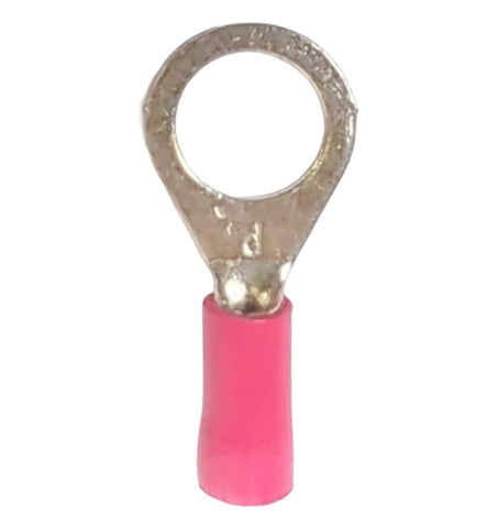 Marine Grade Ring Terminal Electrical Connector 22-18 AWG Wire X #8 Stud KS Terminals RNYS1-4 100-Pack