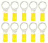 Marine Grade Ring Terminal Electrical Connector 12-10 AWG Wire X 3/8" Stud KS Terminals RNY5-10 10-Pack