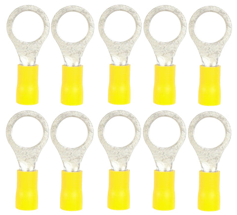Marine Grade Ring Terminal Electrical Connector 12-10 AWG Wire X 3/8" Stud KS Terminals RNY5-10 10-Pack