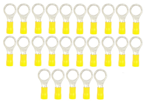Marine Grade Ring Terminal Electrical Connector 12-10 AWG Wire X 3/8" Stud KS Terminals RNY5-10 25-Pack