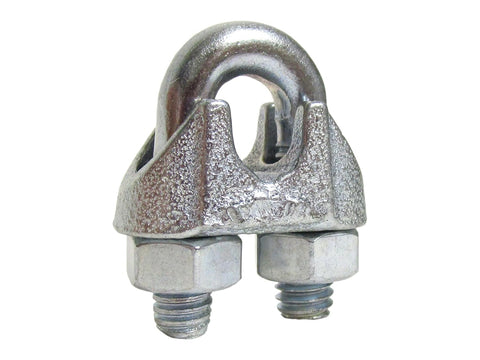 SeaFit 135491 M1122-FS05-W Boat Marine Galvanized Steel 3/16" Wire Rope Clamp