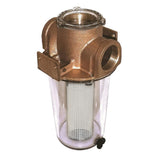 Groco ARG-2000-P Boat Marine Bronze 2" Raw / Sea Water Strainer with Plastic Basket