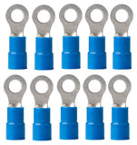 Marine Grade Ring Terminal Electrical Connector 6 AWG Wire X 5/16" Stud KS Terminals RNYB14-8 10-Pack