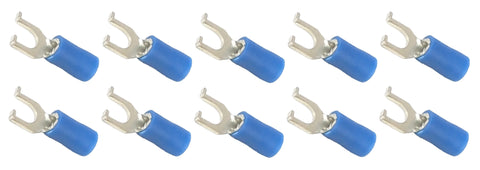 Marine Grade Nylon Flanged Spade Electrical Connector 16-14 AWG Wire X #8 Stud KS Terminals FSVE2-4 1-Pack