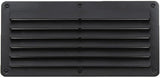 Sea Dog 337400-1 Boat Marine Black ABS 4-7/8" X 10-1/8" (5" X 10") Louvered Vent Ventilator West Marine 279680 337400-1WM