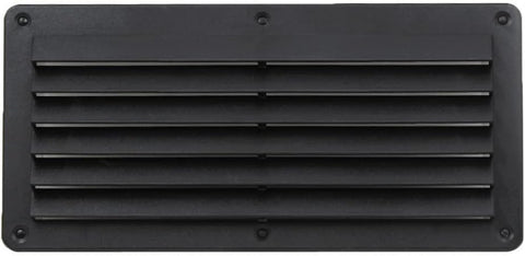 Sea Dog 337400-1 Boat Marine Black ABS 4-7/8" X 10-1/8" (5" X 10") Louvered Vent Ventilator West Marine 279680 337400-1WM