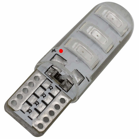 VDO Gauge Internal Illumination T10 194 Miniature Wedge-Base Red LED Light Bulb West Marine 18592576 90-1009R