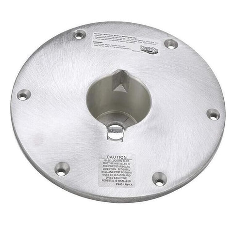 Attwood SP-68914 Swivl-Eze Boat Marine 2" X 9" Round Wedge Seat Mount Base Plate