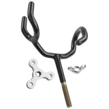 Attwood 5060-3 Sure-Grip 5° Angle 4" Surface Mount Horizontal Fishing Rod Holder with Mount Seafit 20927323 52079