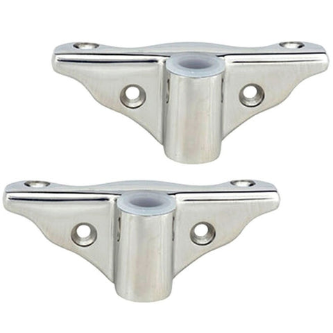 West Marine 6820377 1147SA Heavy-Duty Stainless Steel 1/2" Edge Mount Oarlock Socket Set