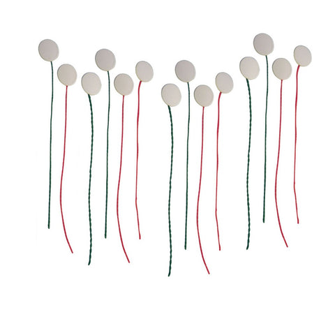 West Marine 287708 FT-1 Boat Sailboat Marine 7-Red 7-Green Sailing Sail Telltales 14-Pack
