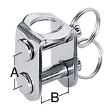 Harken 1598 Boat Sailboat Marine Stainless Steel 8mm (5/16") X 7/16" U-Adaptor