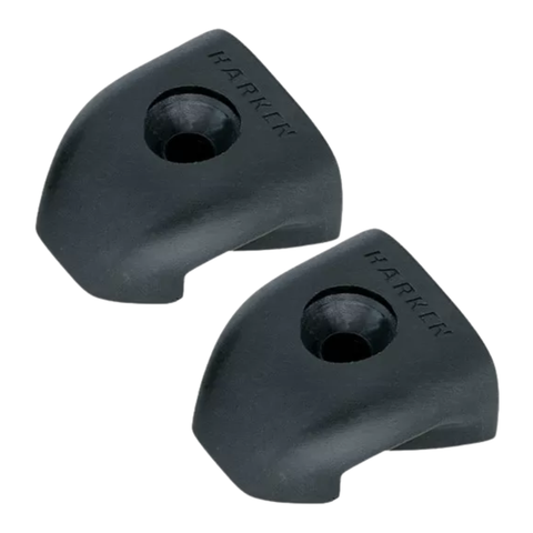 Harken 2706 Sailboat 13mm Line-Shedding Low-Beam Traveler Track End Stop 2-Pack