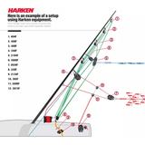 Harken 406 Boat Sailboat Marine Stainless Steel 16mm (5/8") Double Block